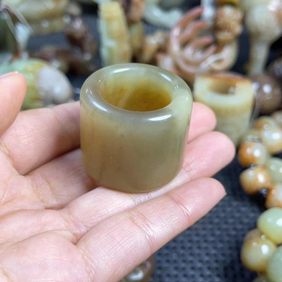 和田玉挂件未镶嵌渔*