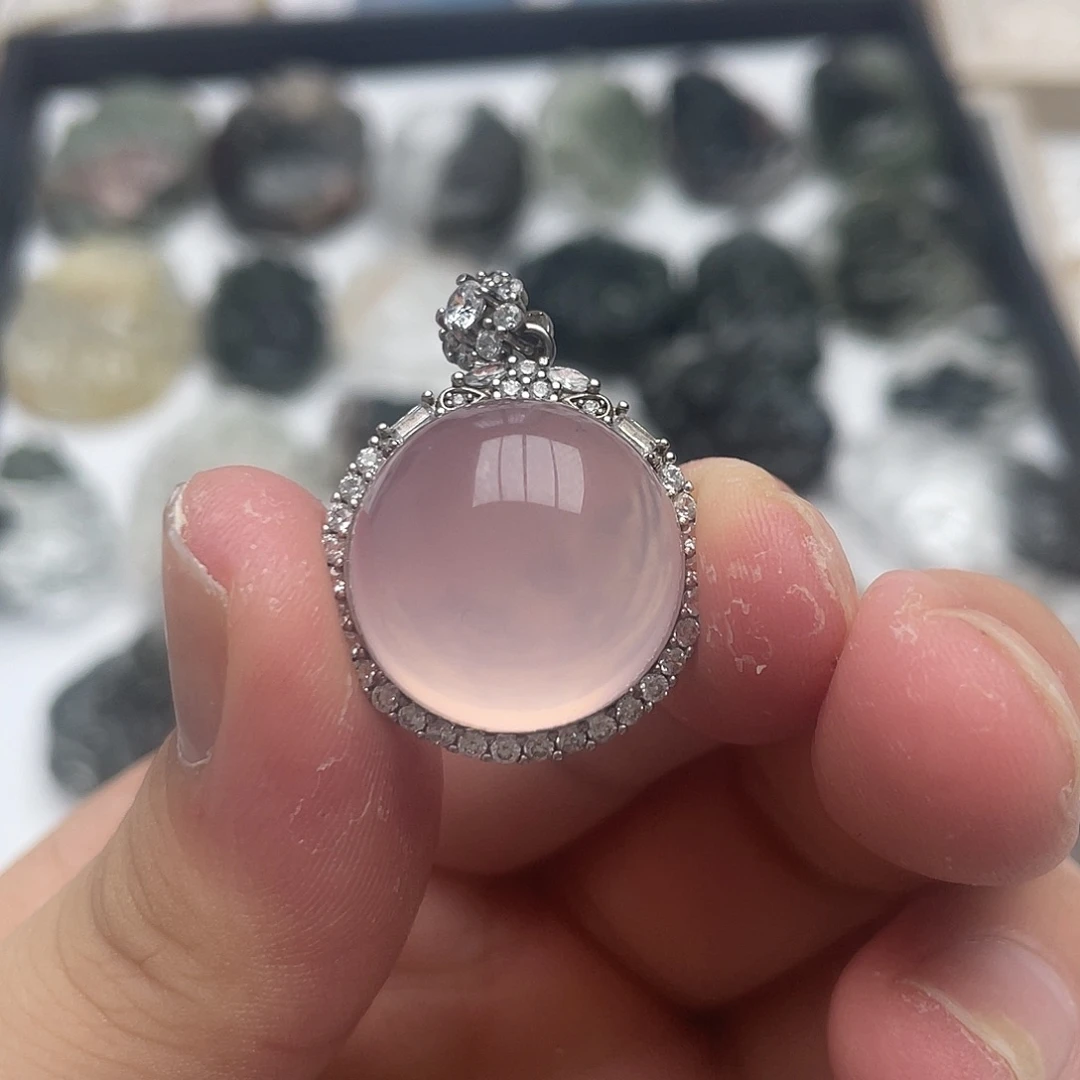 未镶嵌吊坠(不含链)水晶艺****8