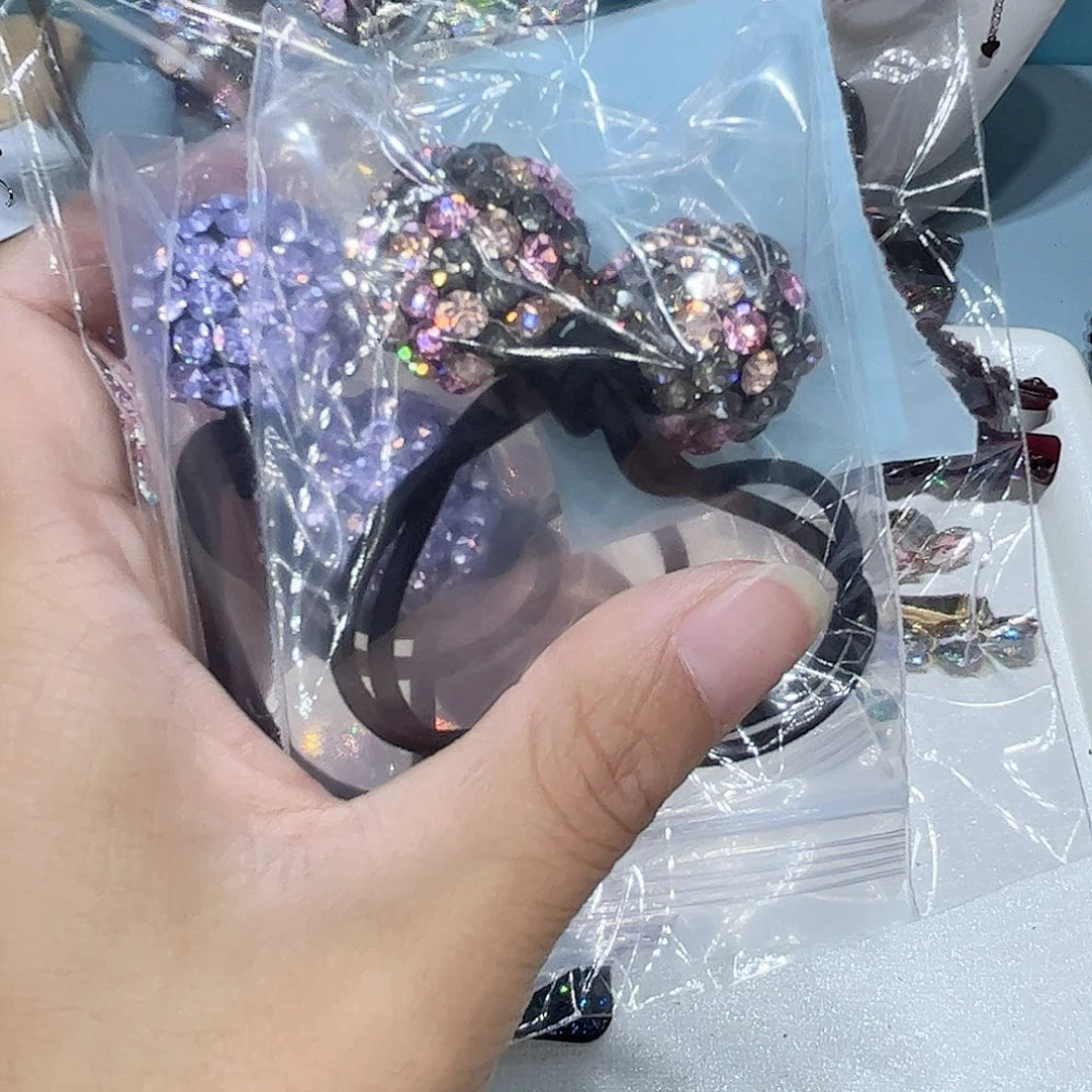 柒***宝铁合金布艺耳钉钉