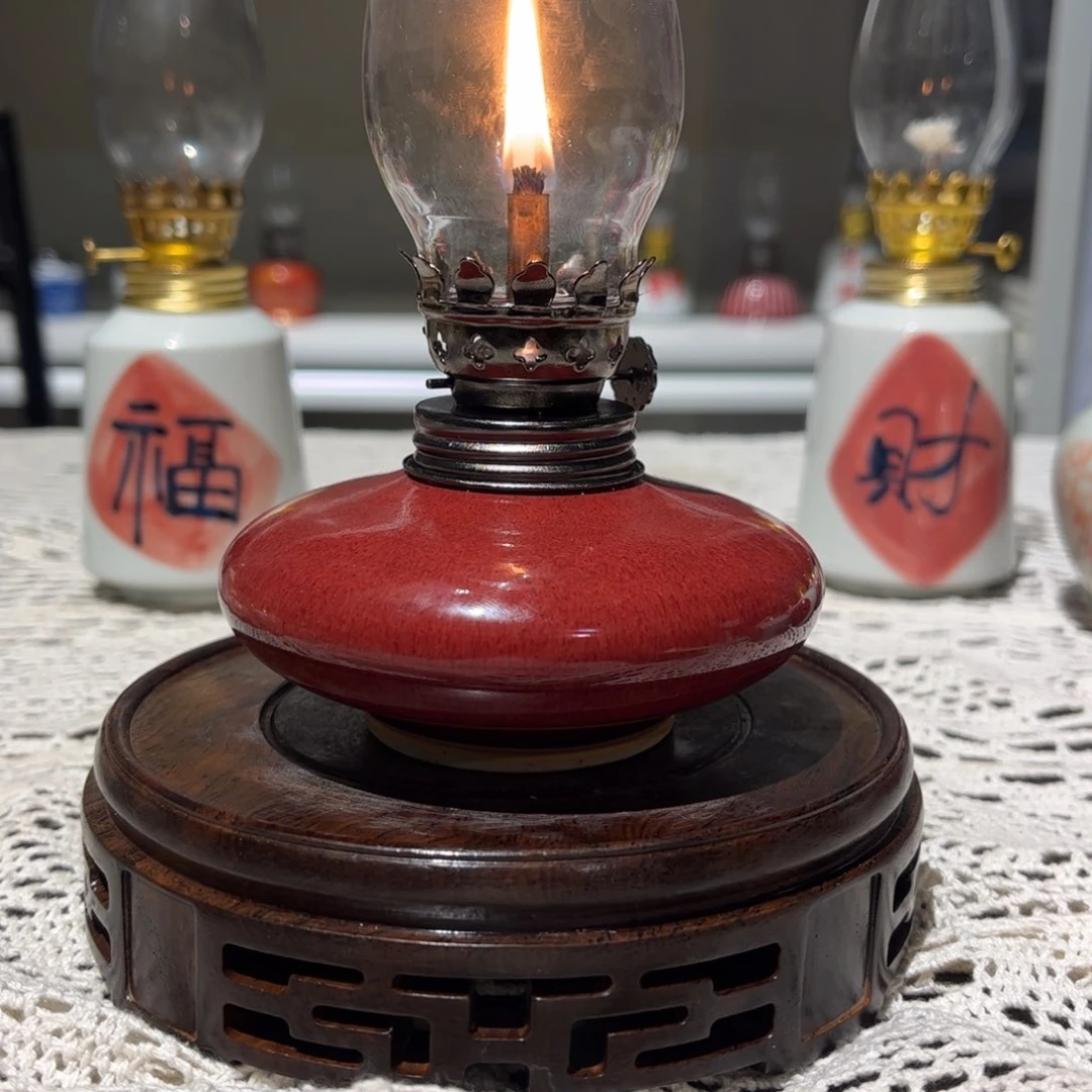 摆件景德镇陶瓷香薰灯