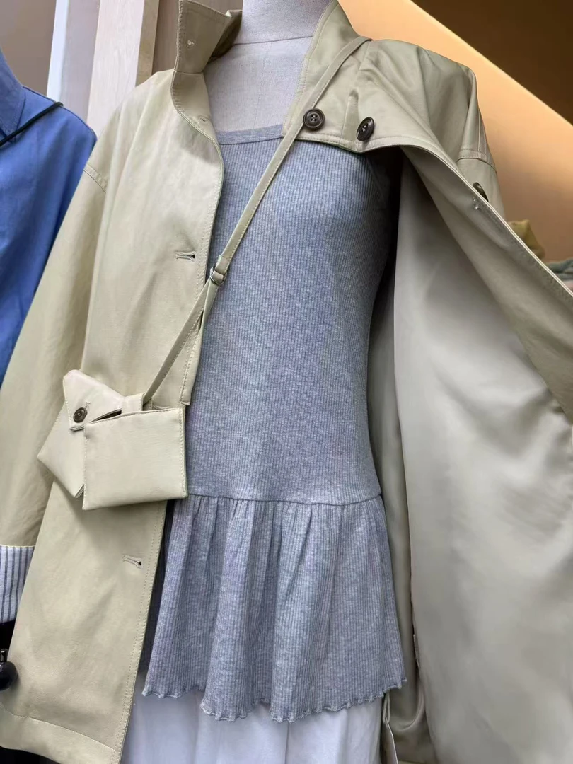 纯欲风灰色小吊带 单穿内搭都好看