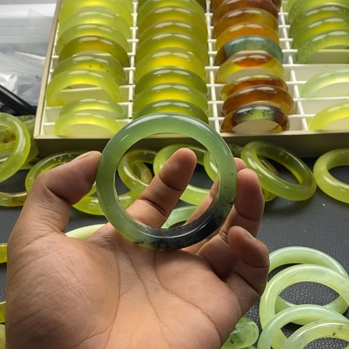 蛇纹石玉合金手镯