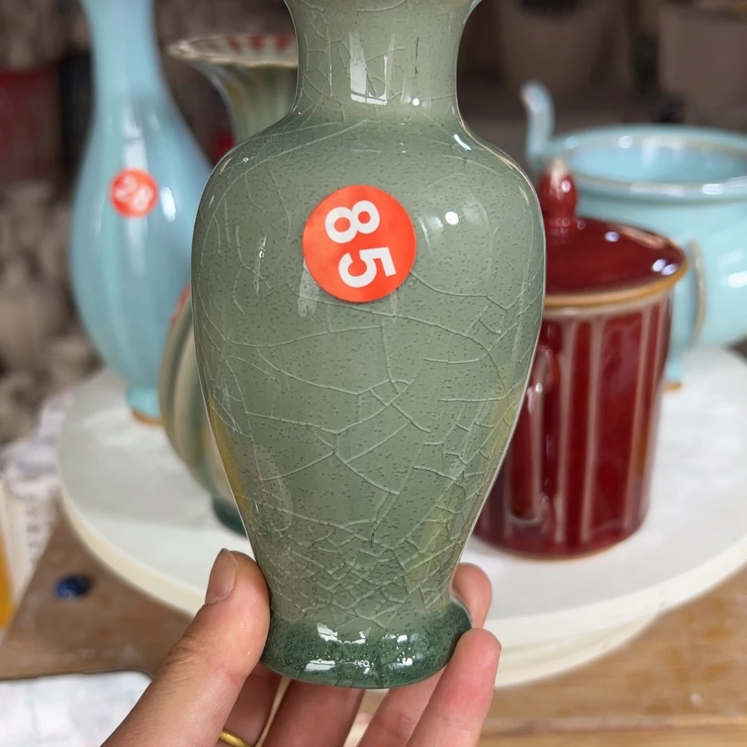 摆件郑家钧窑摆件微