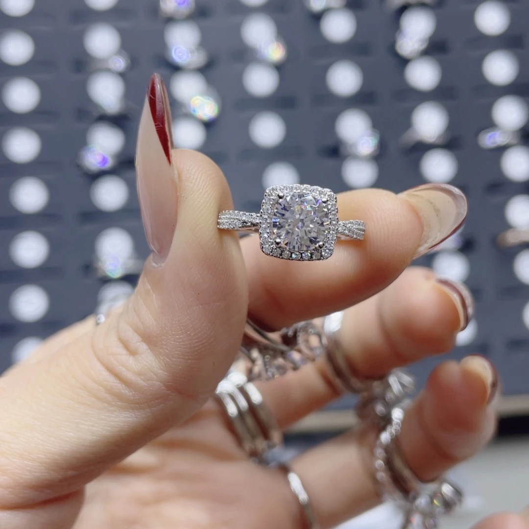 莫桑石非金属下单备注圈口