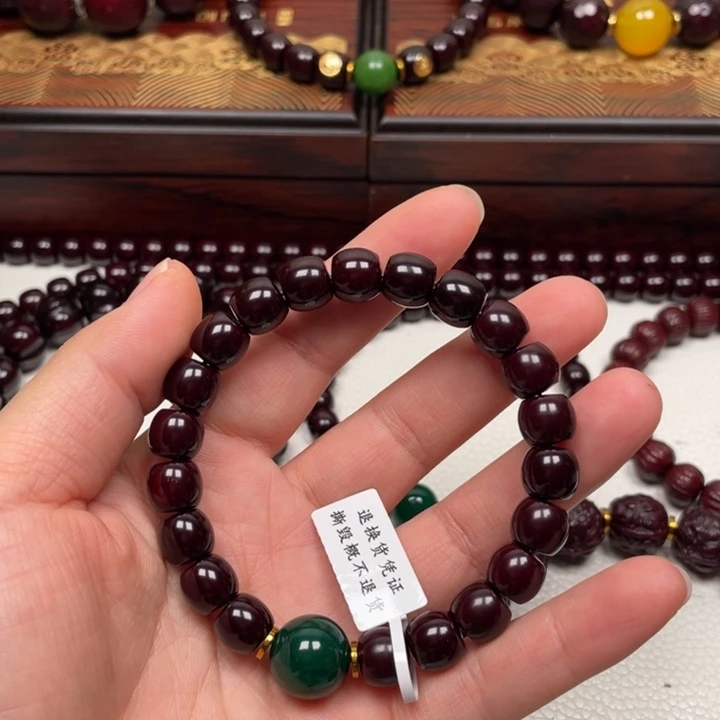 手串橄榄核猴头微瑕不退不换