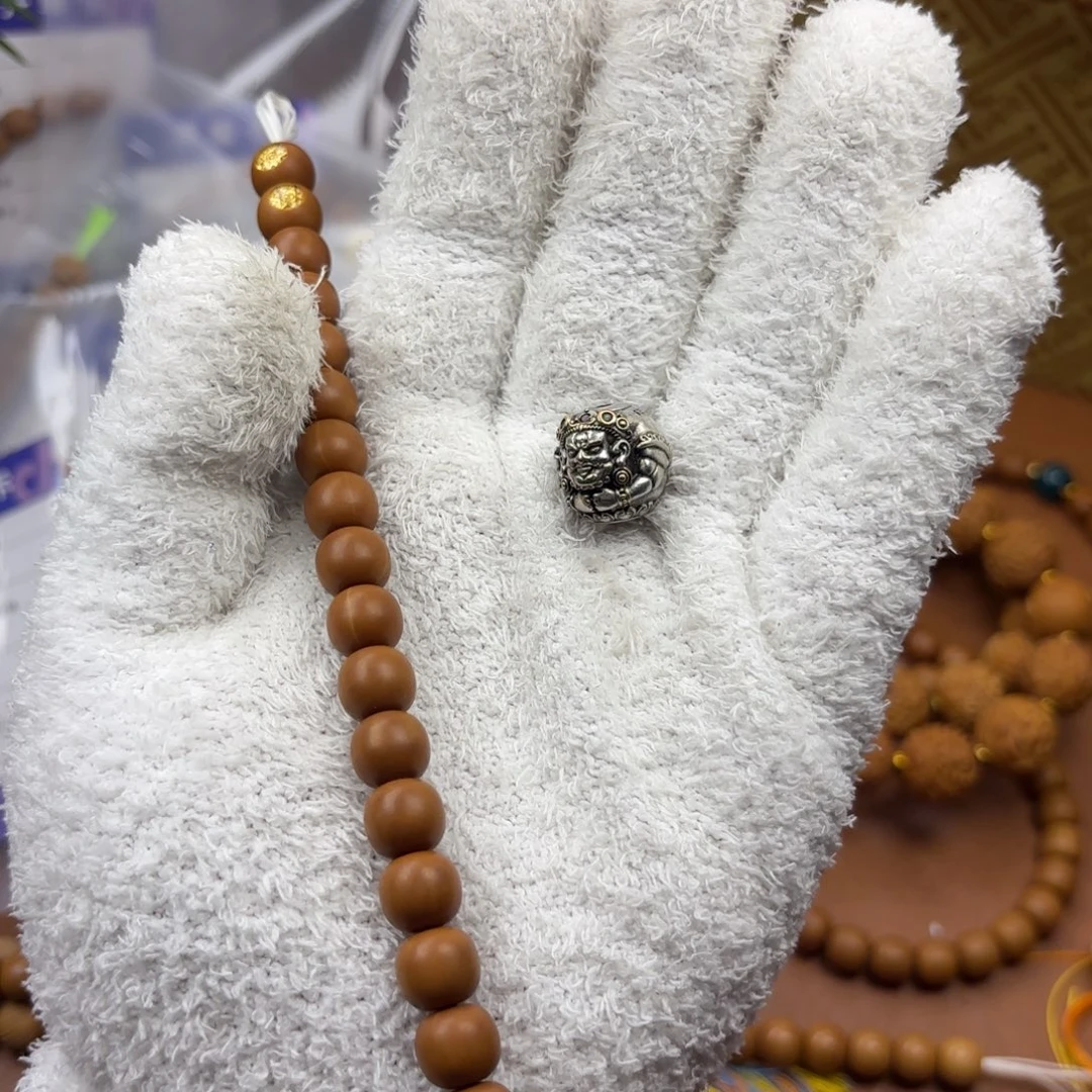 吊坠猴头核桃全品老型加925银配饰