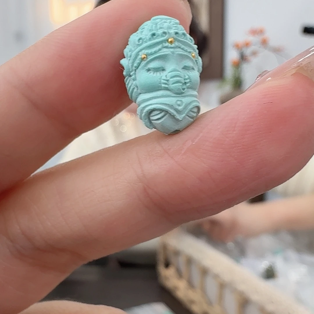 绿松石未镶嵌珠宝半成品