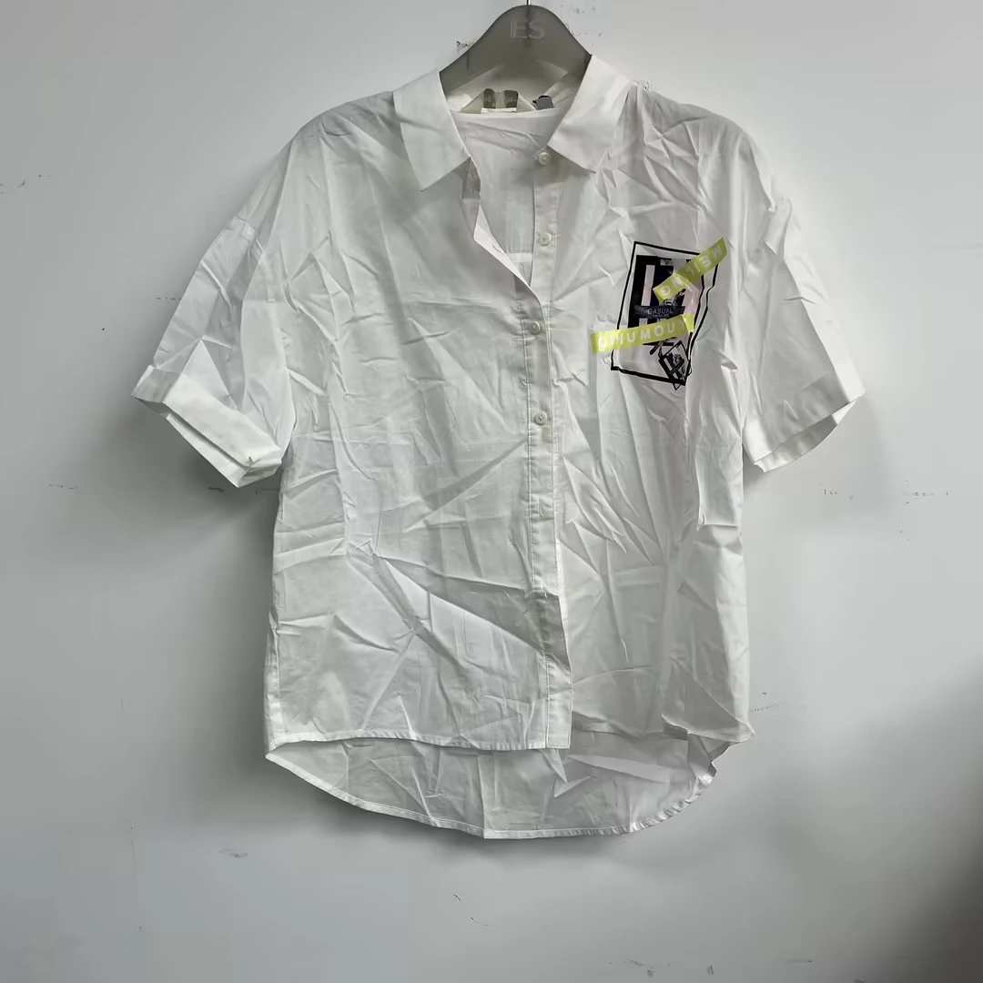 艾格夏季女士衬衫短袖-173