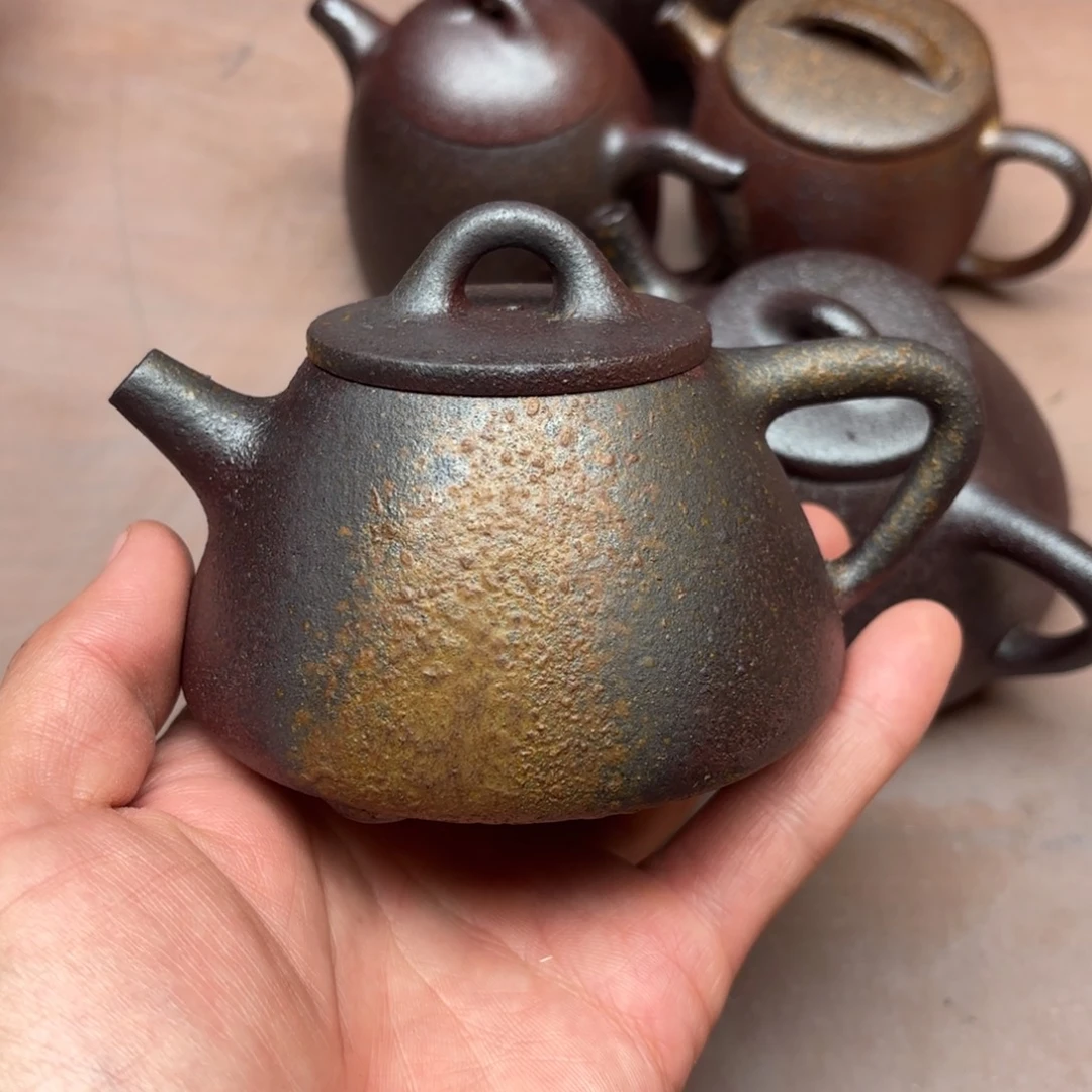 紫砂茶壶柴烧紫砂壶