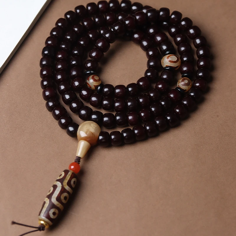 溏心108颗老料菩提手串手持男精挑菩提子女文玩禅意盘玩佛珠多圈
