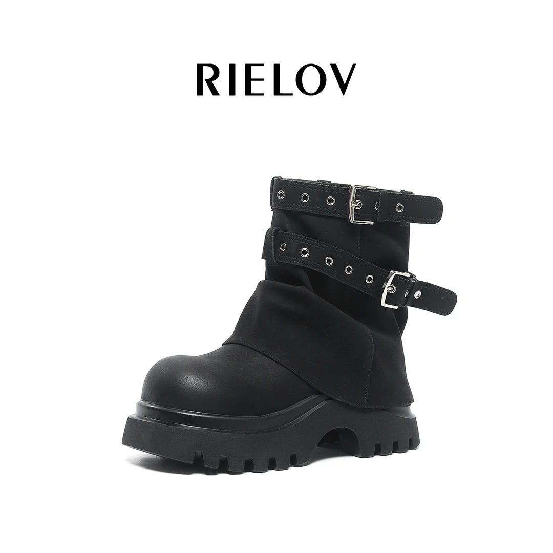 【RIELOV】增高9cm时尚潮流百搭女士时装靴1899-10