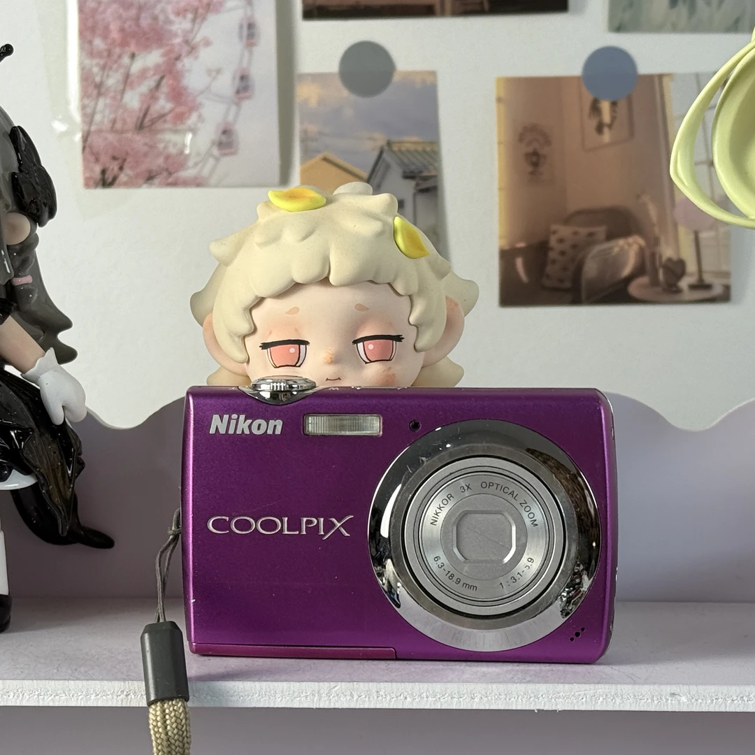 9新 Casio/卡西欧 十二数码 尼康S220复古CCD包配件