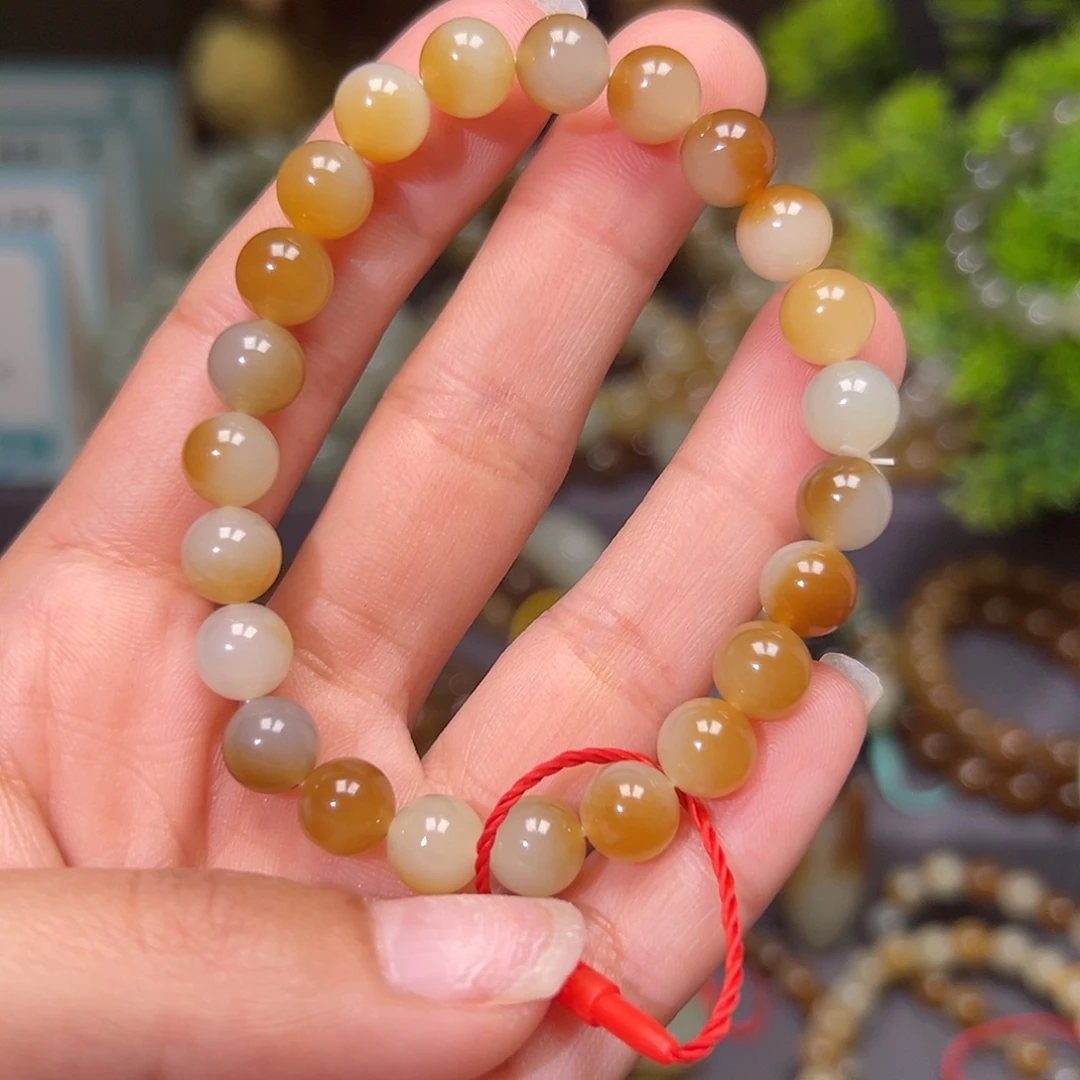 和田玉未镶嵌手串