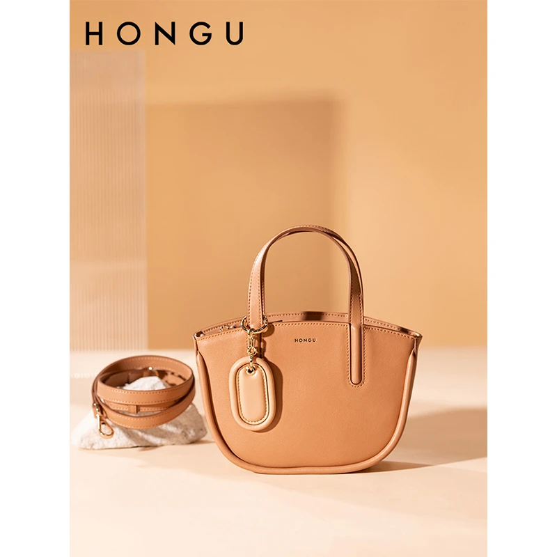 HONGU/红谷红谷枕头单肩斜跨简约波士顿肩包枕头包时尚H5135440