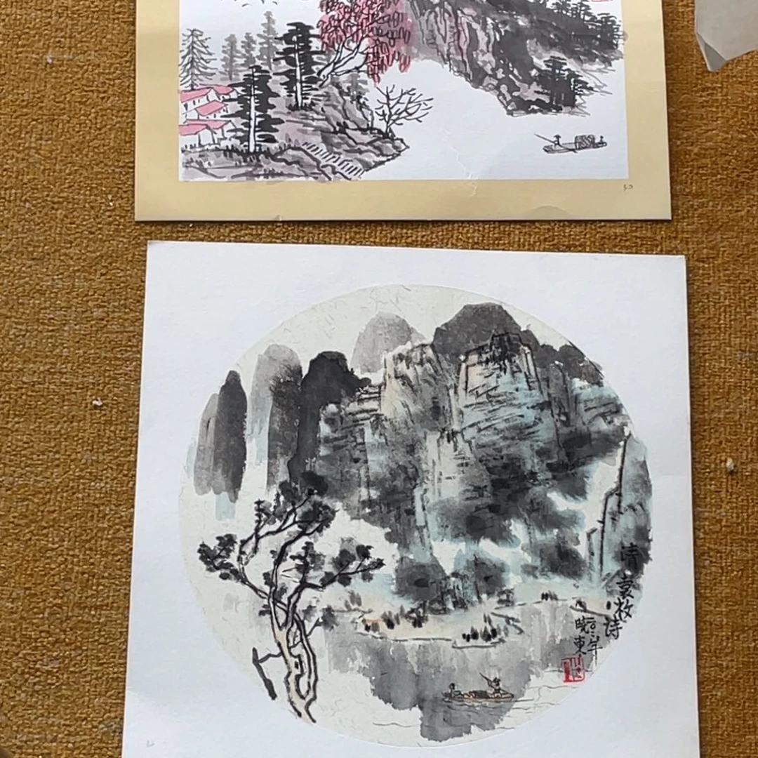 国画用****5晓东老师作品两张打包5555