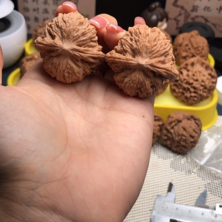吊坠文玩核桃39磨盘小对歪