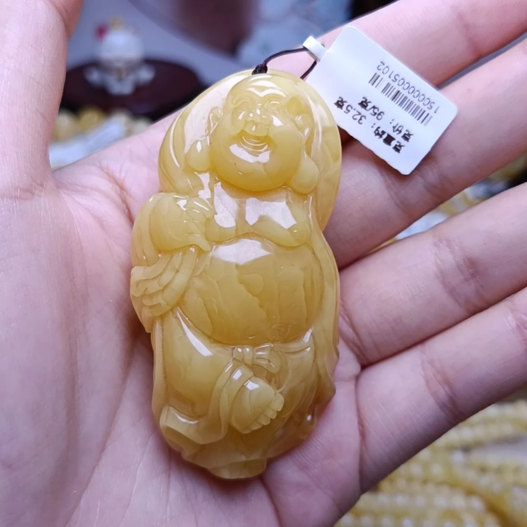 【闪购商品】未镶嵌蜜蜡裸石佛公