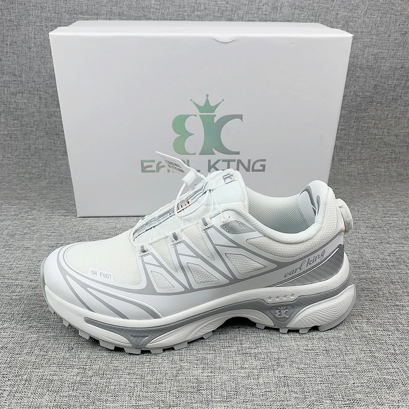 西班牙原单网面透气男女款越野跑鞋防滑耐磨徒步鞋~鲨齿咬住地面