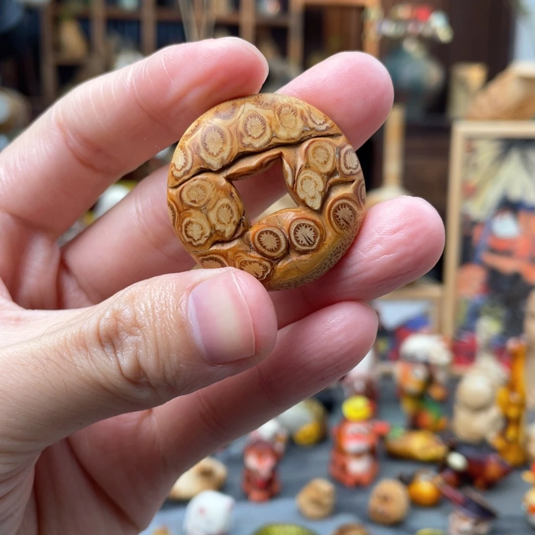 木方颜竹木艺术吊坠