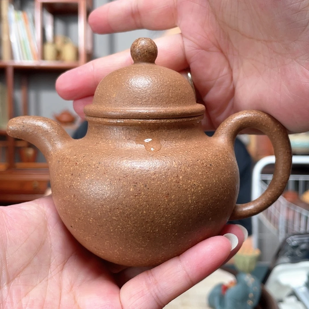 茶壶段泥青降坡全手工掇球