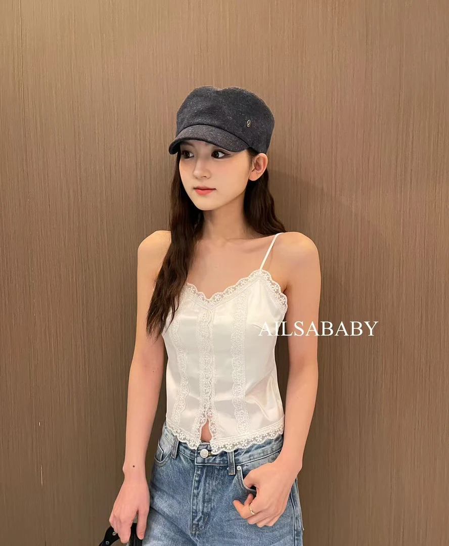 【AILSA BABY】欧货洋气高级蕾丝边美背/21706A