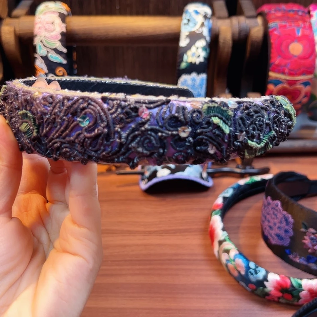 刺绣发**头好看好看喜欢