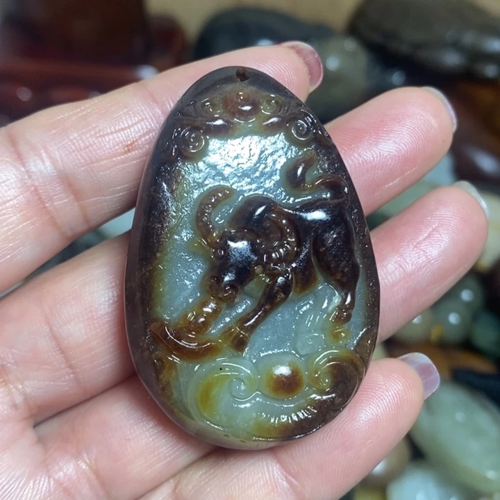 和田玉挂件未镶嵌