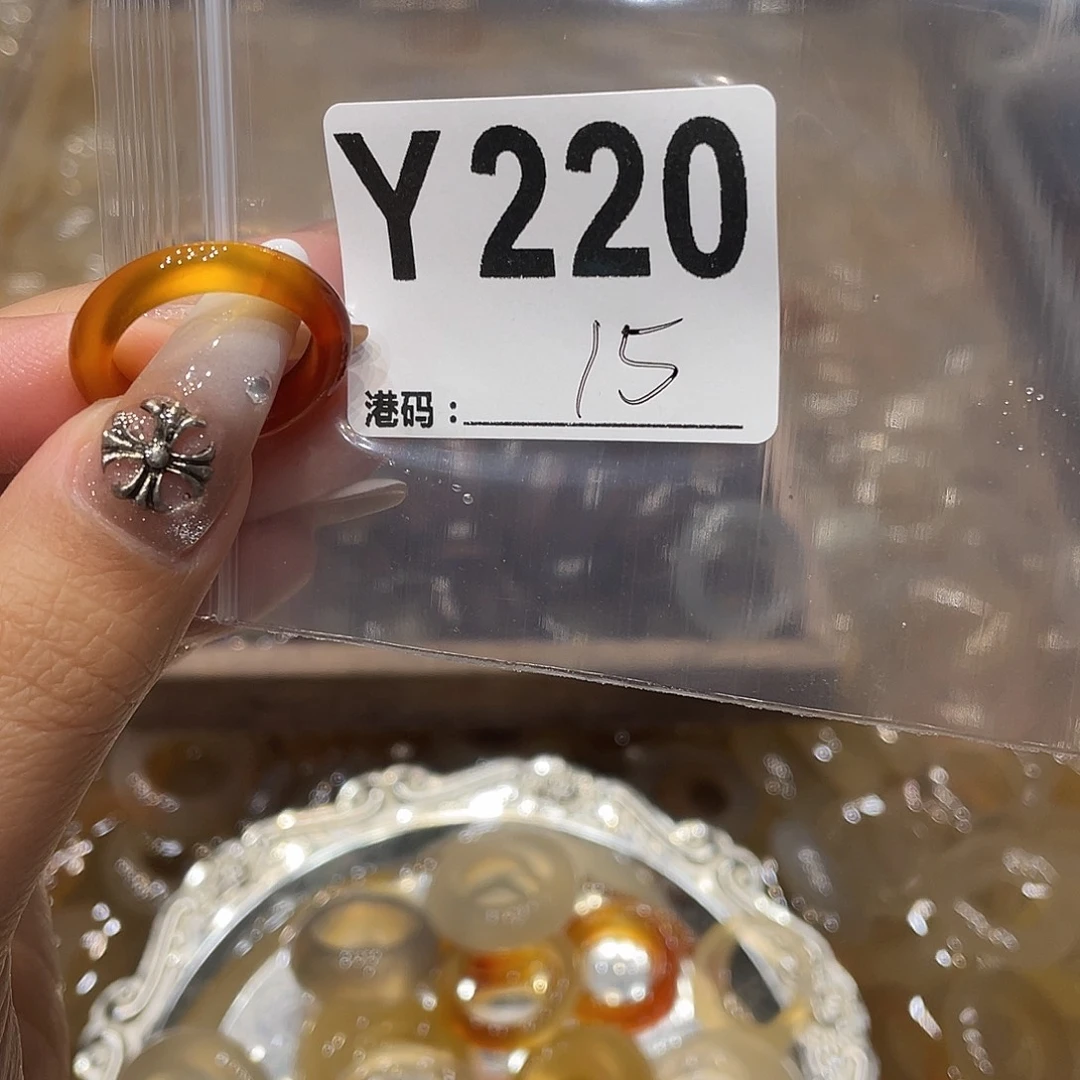 玛瑙/玉髓未镶嵌戒指220