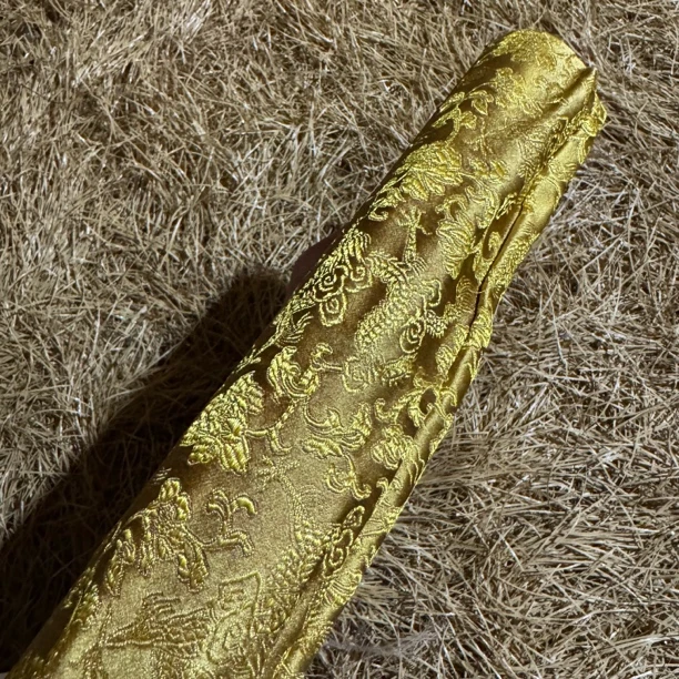 【闪购商品】木摆件短黄布兜複古風工藝完整