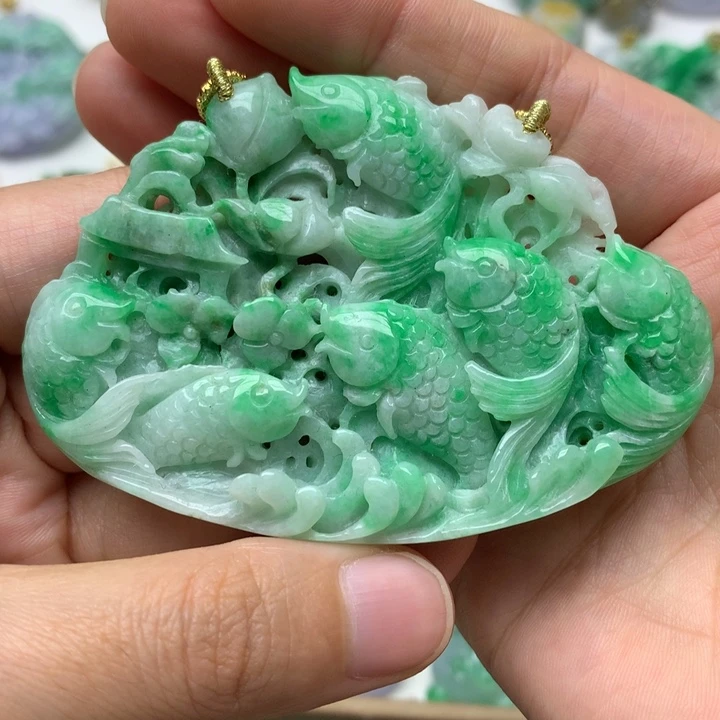 颈饰未镶嵌翡翠翡翠