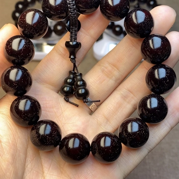 檀香紫檀（小叶紫檀）1.5 泥料满星