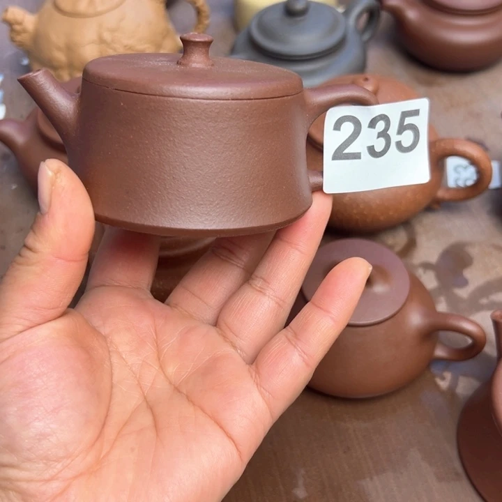 紫砂茶壶蓝*人底槽清半手工100cc大瑕疵