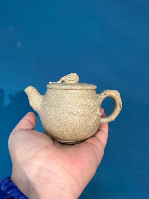 宜兴紫砂壶老段泥佛手瓜（老壶）