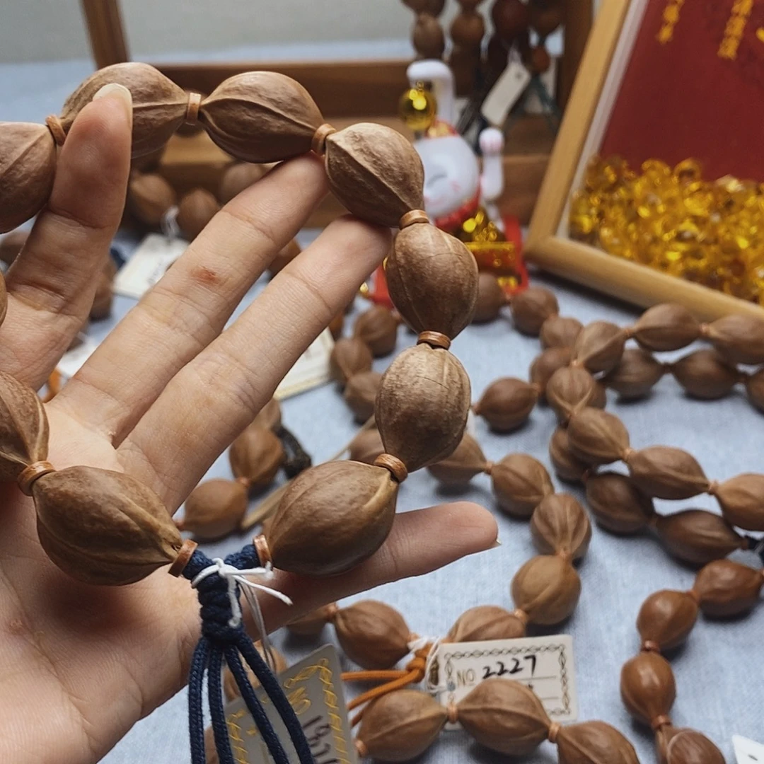 周***长手串橄榄核梅林铁核1826