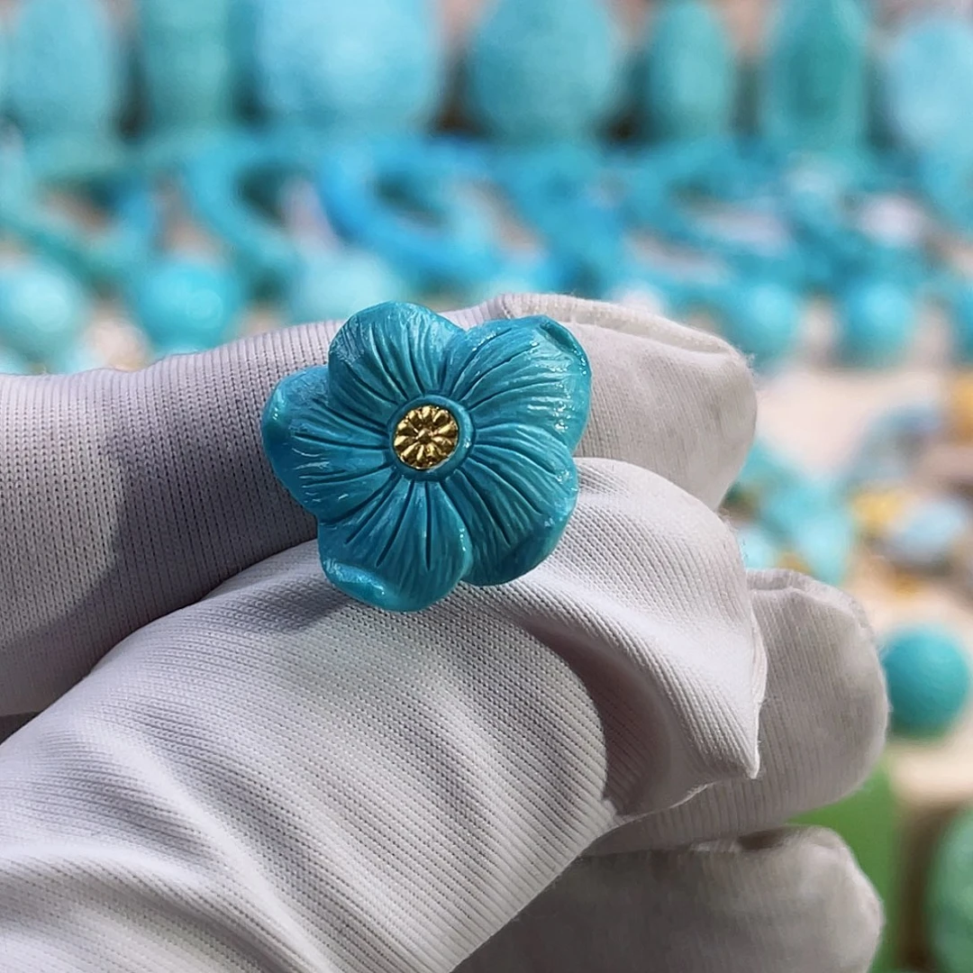 绿松石珠宝奇石未镶嵌