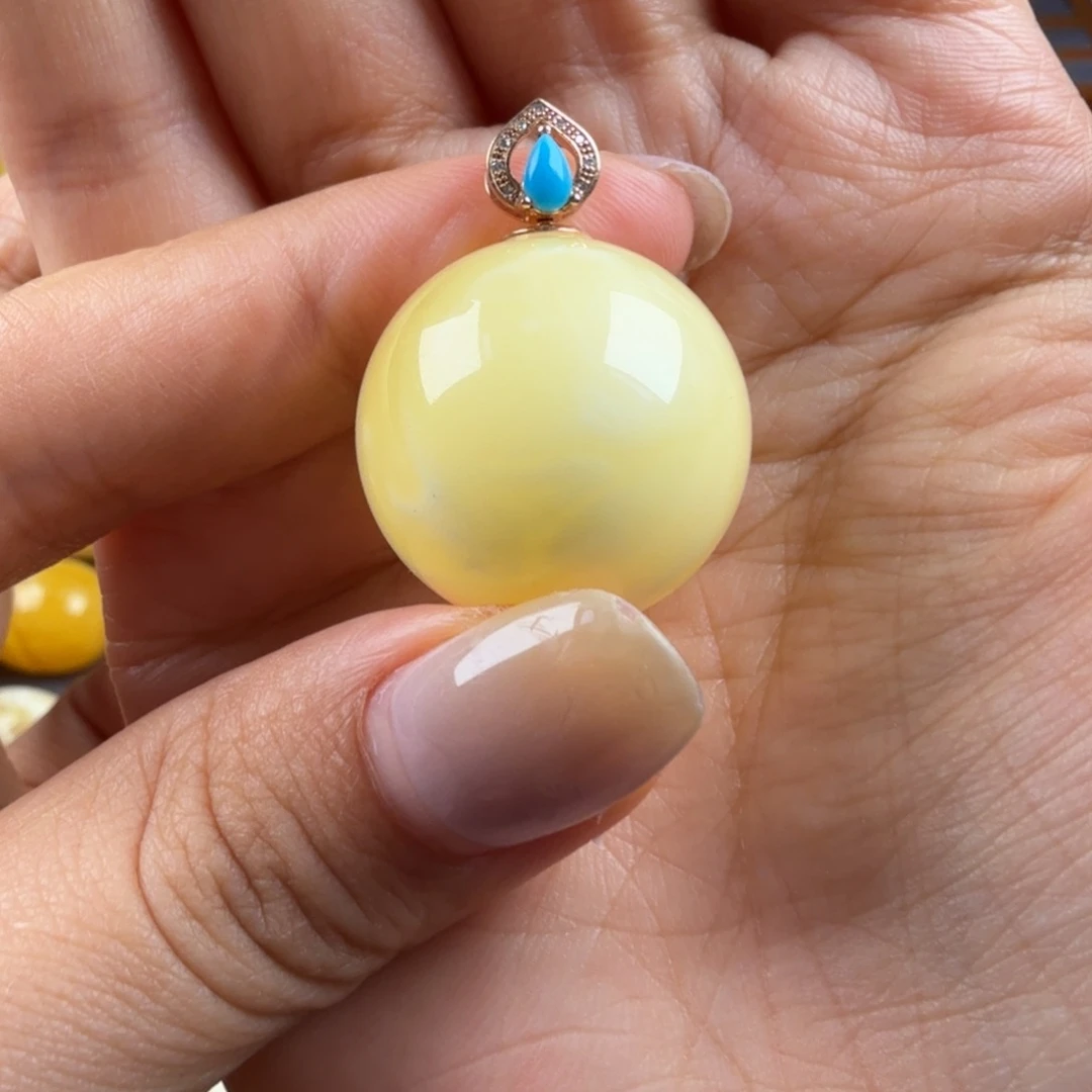 未镶嵌颈饰琥珀纯天然琥珀蜜蜡无优化