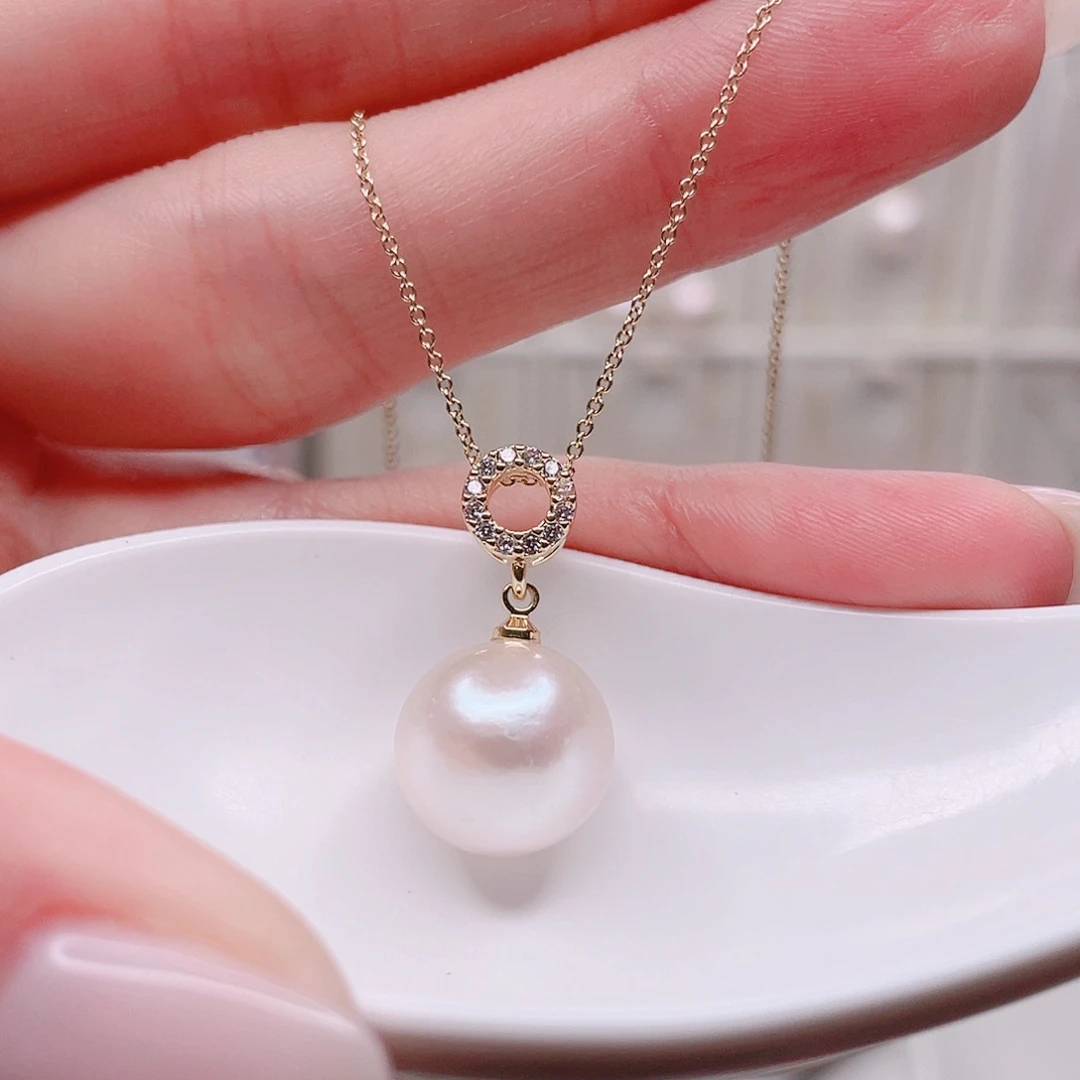 淡水珍珠吊坠(赠链)合金