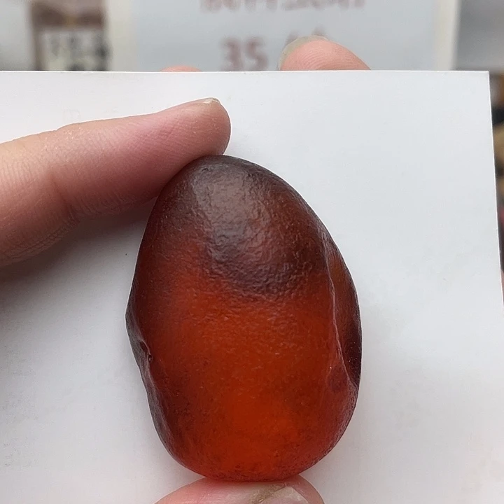 琥珀未镶嵌裸石原皮金珀