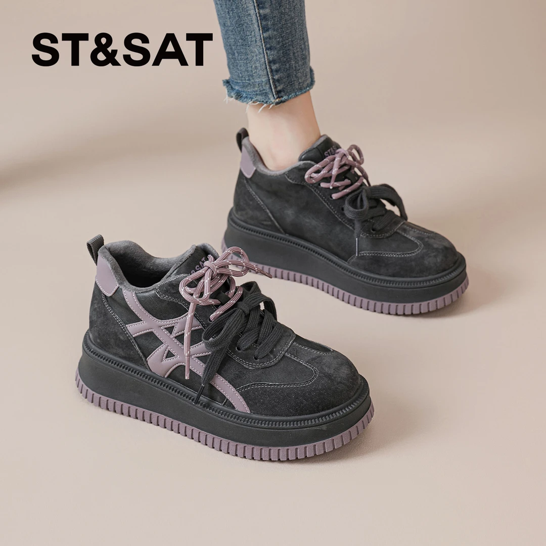 星期六高帮鞋女2025冬季东北御寒雪地靴加绒保暖棉鞋厚底大棉鞋爆