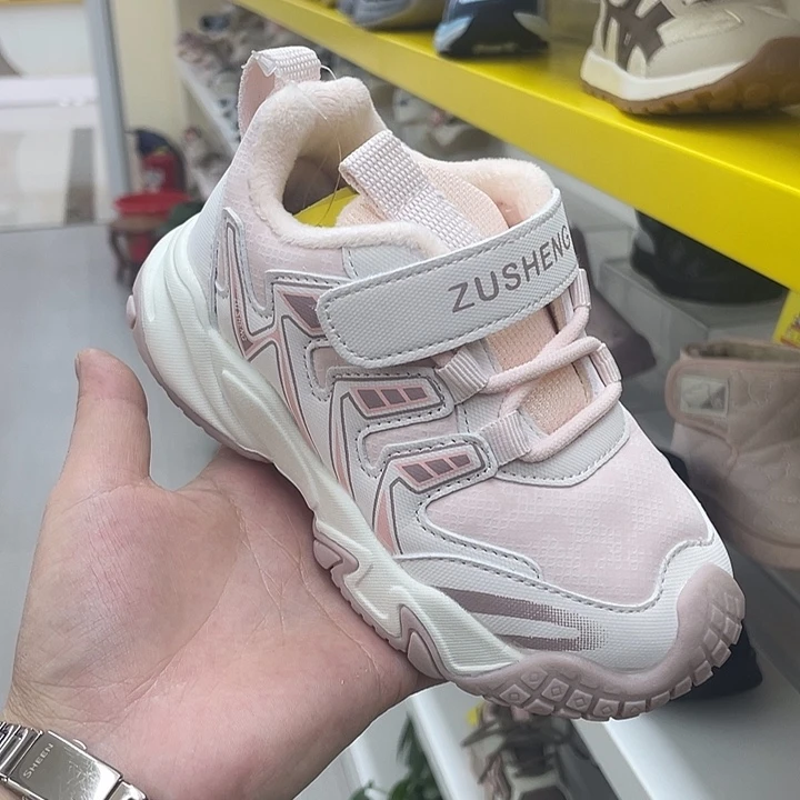 PU棉鞋5D603粉色28码内长约17厘米