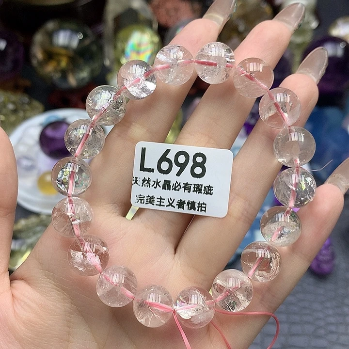 未镶嵌珠宝半成品水晶11+粉阿塞
