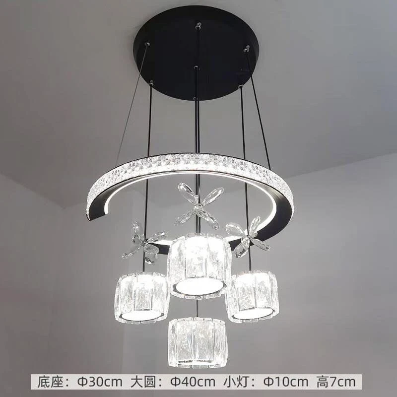 新款餐厅灯工业风主卧网红吊灯卧室极简意式吊灯法式餐厅吊灯轻奢