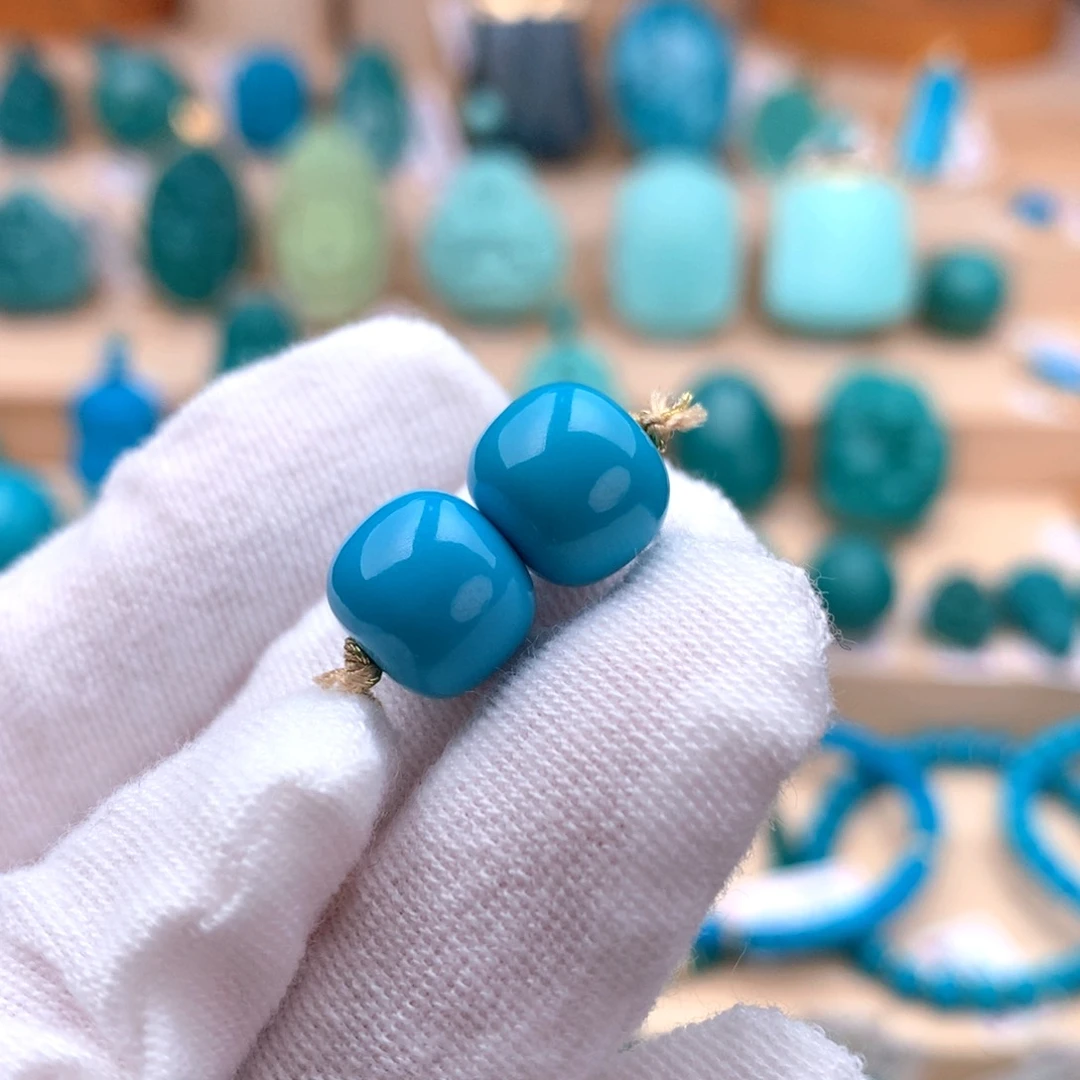 未镶嵌绿松石配饰懂**惜