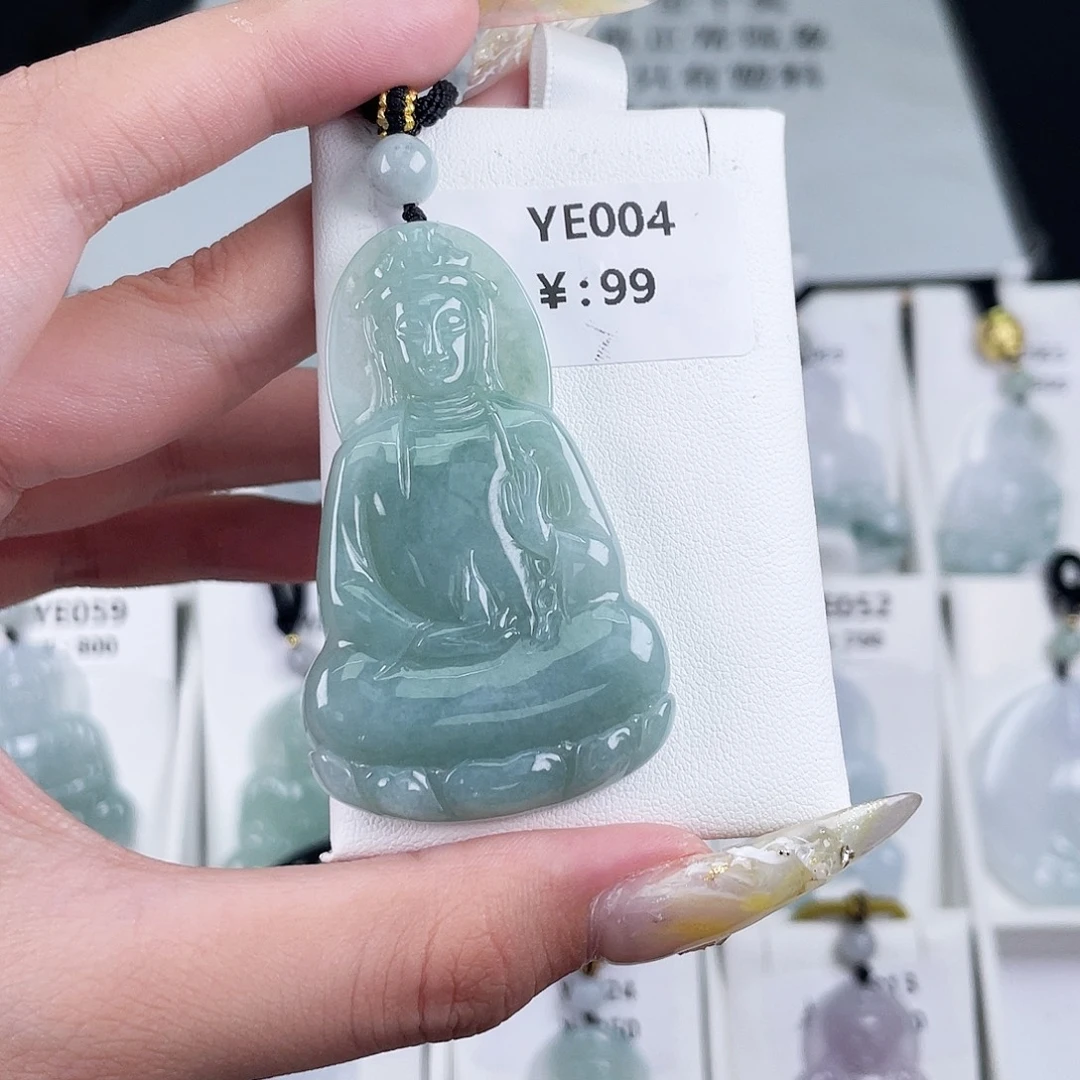 翡翠未镶嵌颈饰YE004