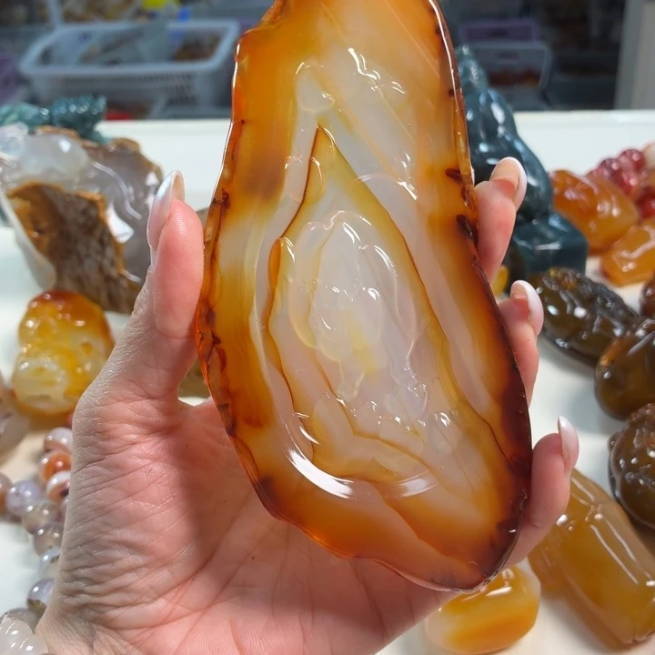 玛瑙/玉髓未镶嵌吊坠(不含链)