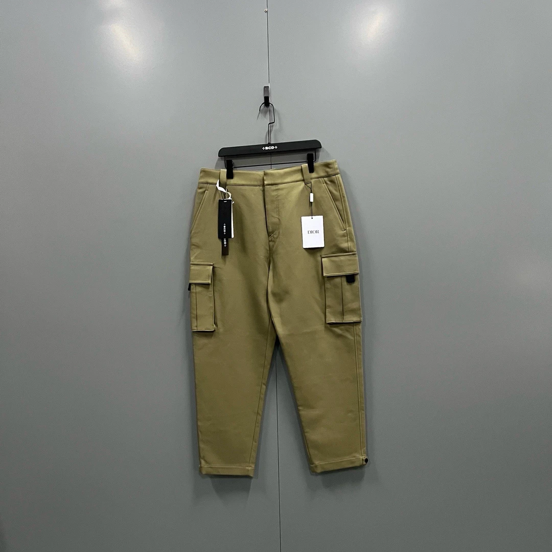 未使用 DIOR/迪奥 （ll） 015099 44 54 纯色口袋工装裤