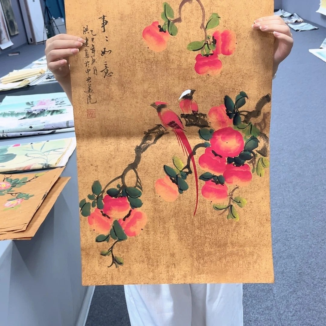 国画国画老师手绘作品