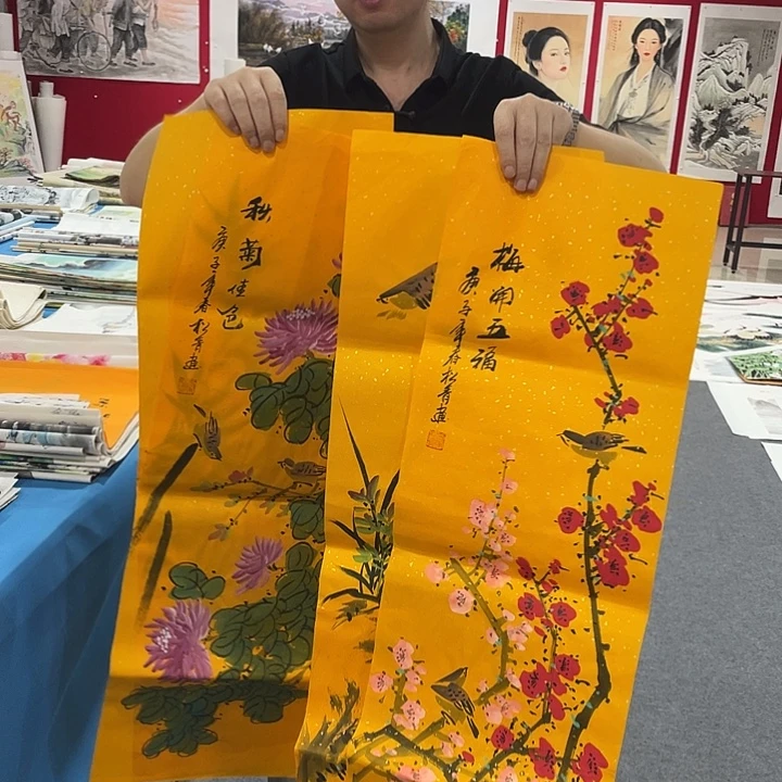 国画今天早上国画作品欣赏