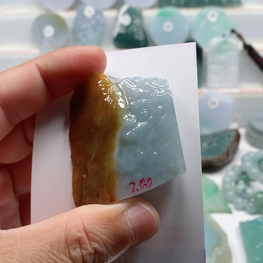 翡翠未镶嵌颈饰乐凡珠宝翡翠挂件