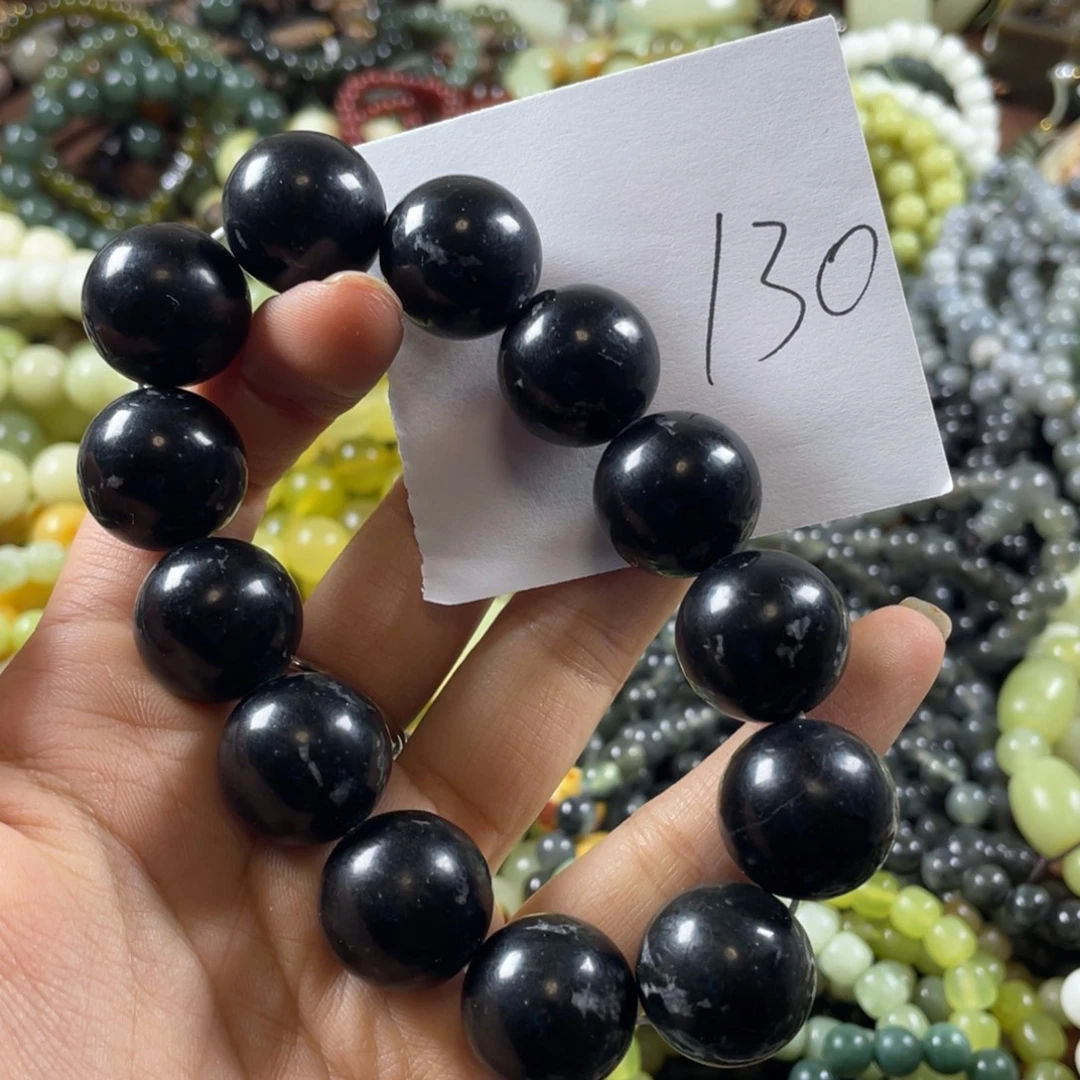 蛇纹石玉未镶嵌手链